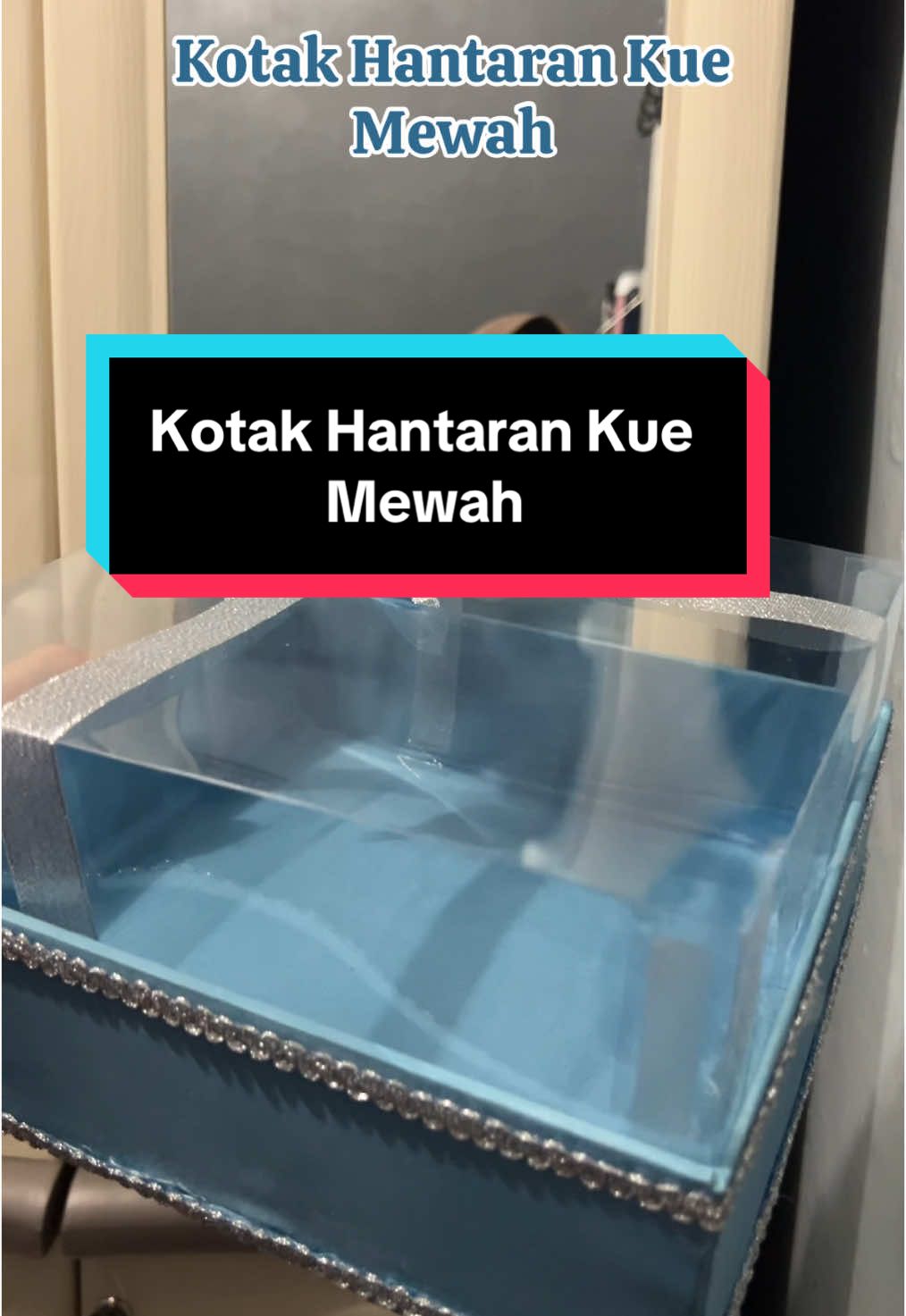 Jadi tau rahasia nya😍 ternyata pakai kotak hantaran kue😝#boxkue #kotakhantarankue #mewah #seserahan #pernikahan #lamaran #lewatberanda #fyp 