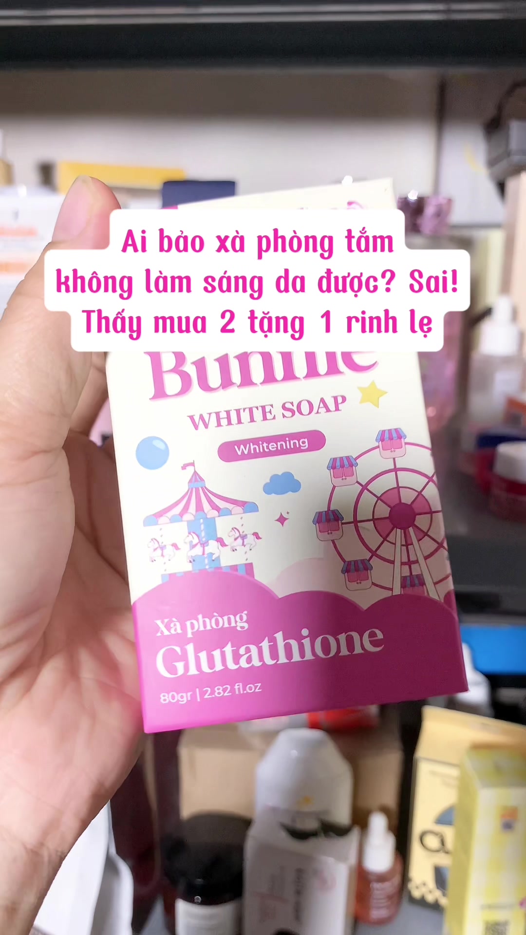 xà phòng glutathione MUA 2 TẶNG 1] Xà phòng Glutathione Bunnie hỗ trợ TikTok Product Data - GMV,  Best Sellers & Influencer Insights