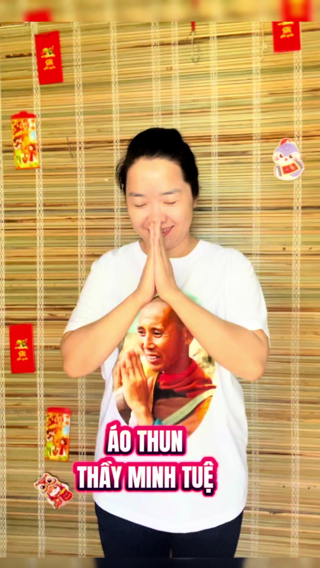 ÁO THUN THẦY MINH TUỆ  #huynhthumet5 #thaythichminhtue #thayminhtue #aothun #aothunnam #aothunnu #dichua #aodoi #gieoduyenphatphap #muataitiktok #muataitiktokshop 