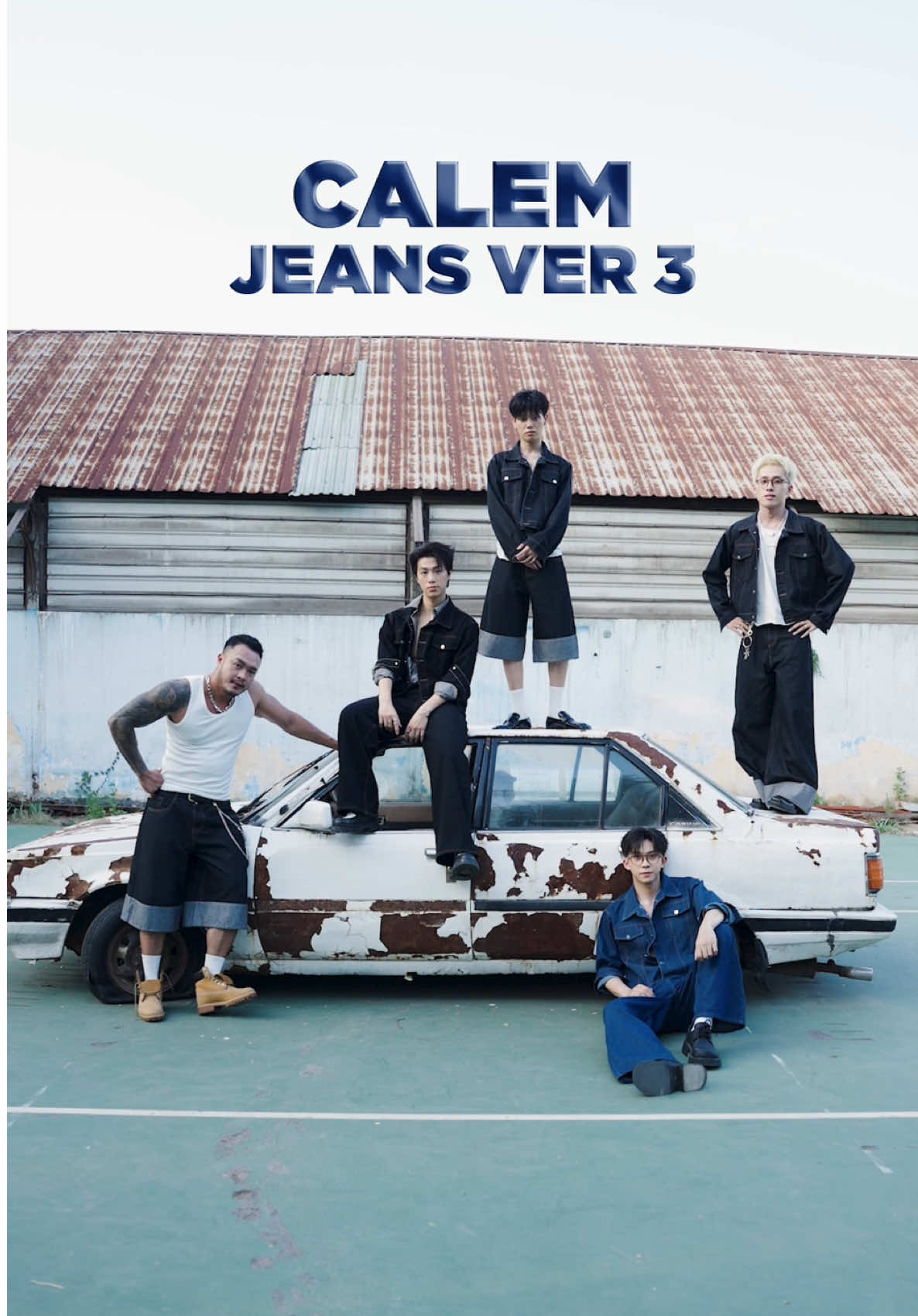 CALEM JEANS VER.3 💙 #calemclub #calemjeanver3 #jeans #jacket 