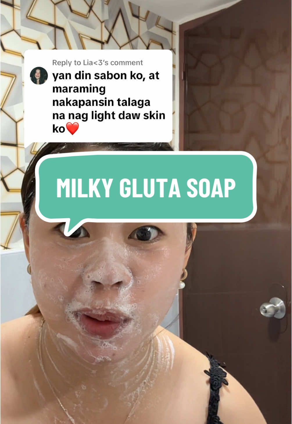 Replying to @Lia<3  😍 ayan biii  not to brag, no filter talaga makikita mo glowing skin pag gamit mo na plus nakakaputi !  #milkyglutawhite #milkyglutawhitesoap #milkyglutawhitex20whiteningsoap #whiteningsoap #sabonpampaputi #keishawhiteph 