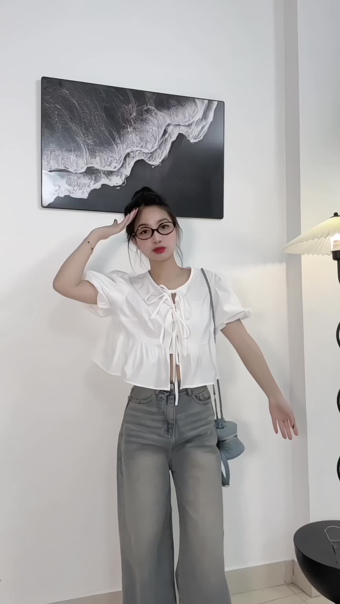 Áo babydoll kèm quây #hottrend #quanao #xuhuong #macgidexinh #viral #basic 