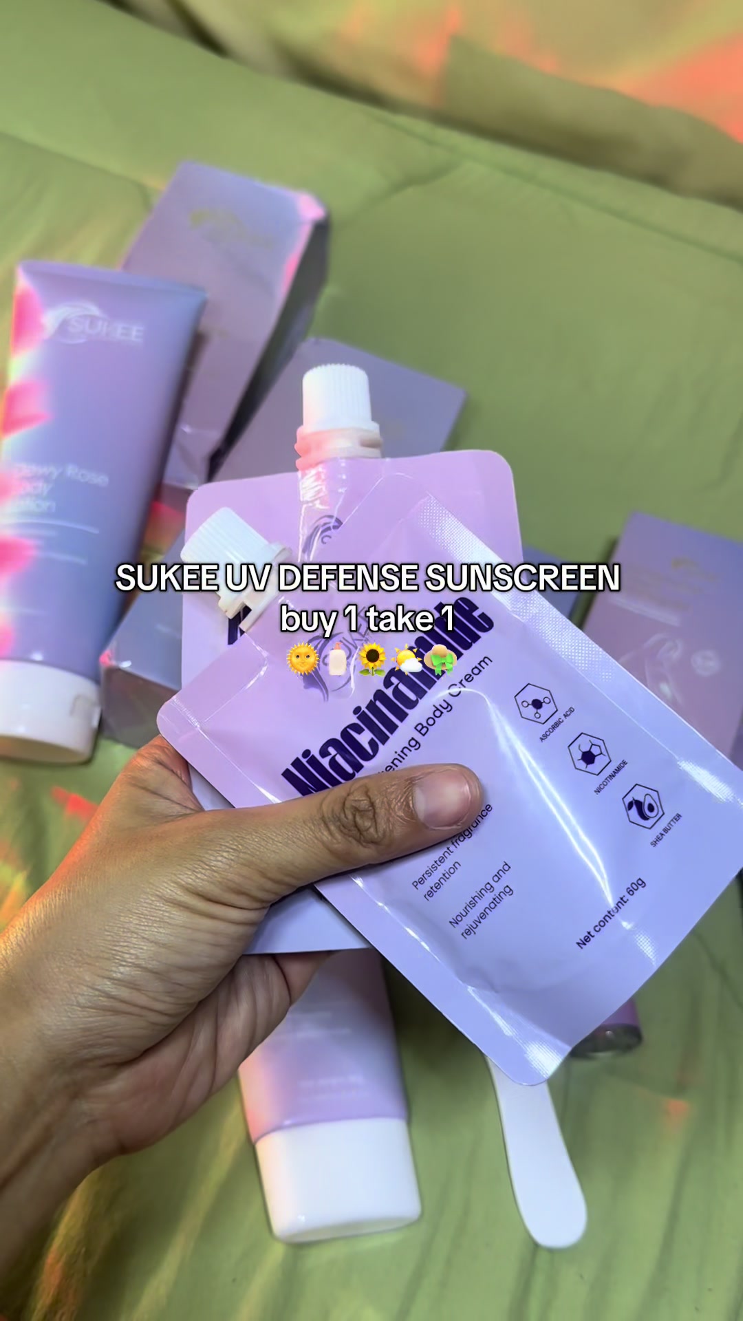 i love the new formula of sukee skin essentials 😍🫶🏼 #sukee #sukeesunscreen #sukeeskinessentials #sunscreen 