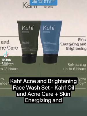 #beauty #fashion #skincare #brightening Kahf Acne and Brightening Face Wash Set - Kahf Oil and Acne Care + Skin Energizing and Brightening Face Wash..  RM35.10