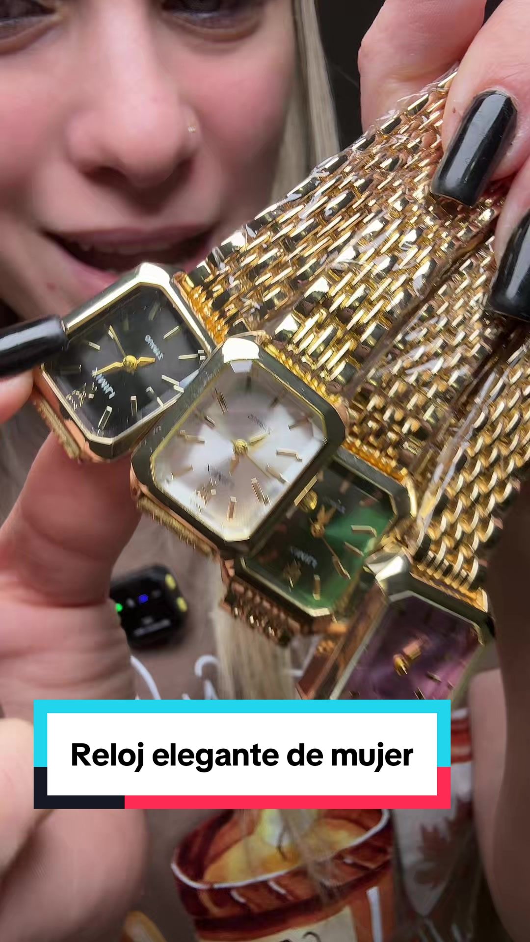 Reloj de cuarzo analógico elegante para mujer, accesorio de joyería moderno, regalo de cumpleaños perfecto. #womenswatches #relojelegante  #relojes  #relojesdelujo  #regaloscreativos 