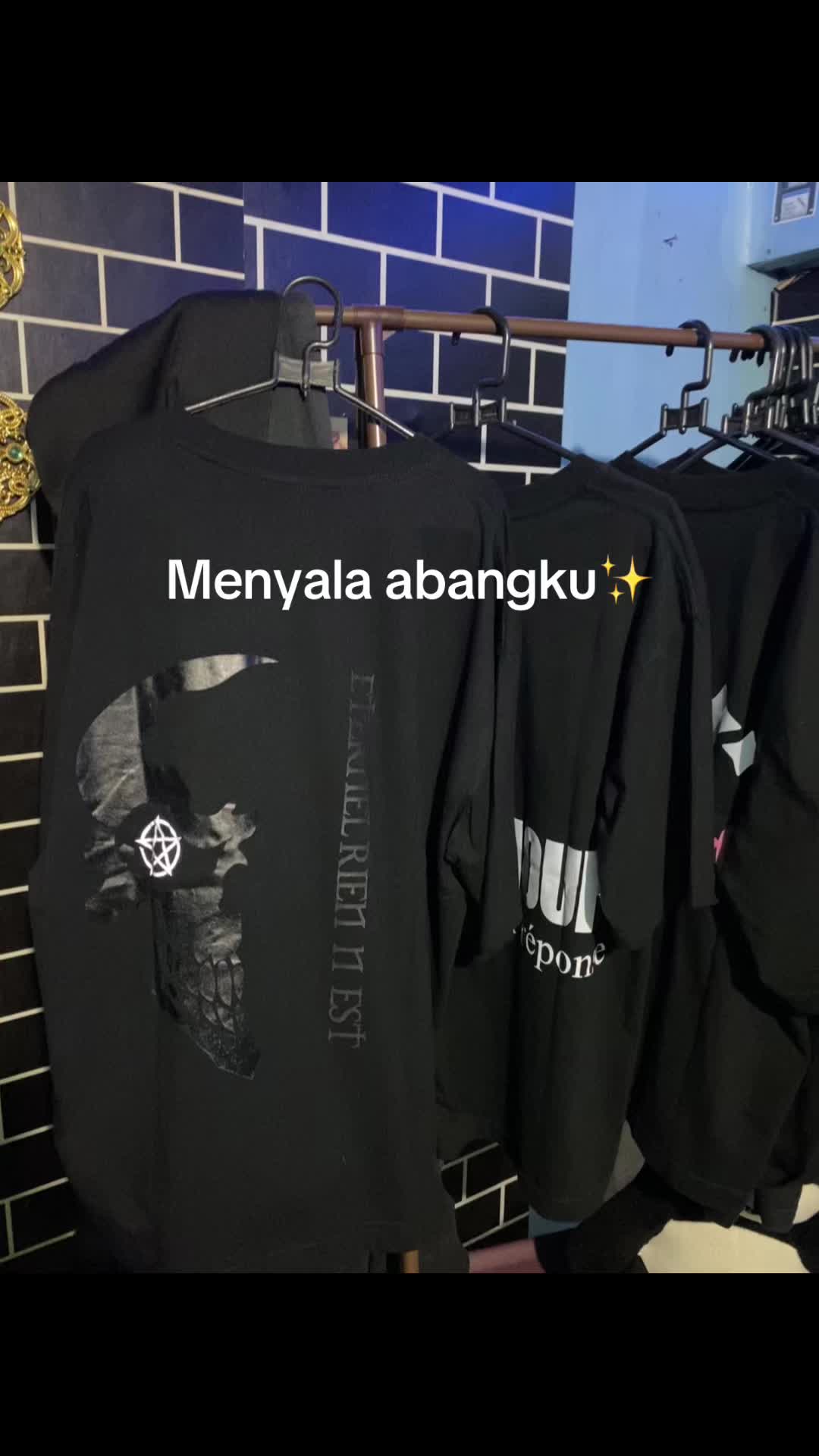 Baju kenian menyala⚡️bisa CO langsung di keranjang kuning👆🏻#Baju Kaos Bagus Korean Style #bajukece #teanding #trendingtiktok 