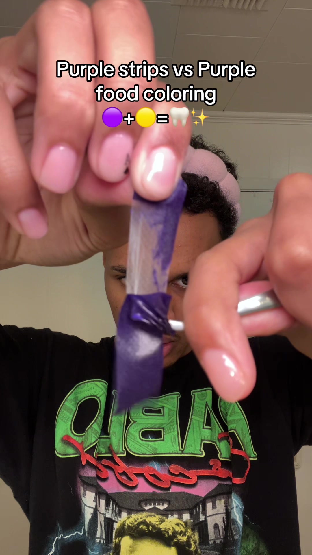 Wasn’t expecting this 😭 #whiteningstrips #teethwhitening #drdent 