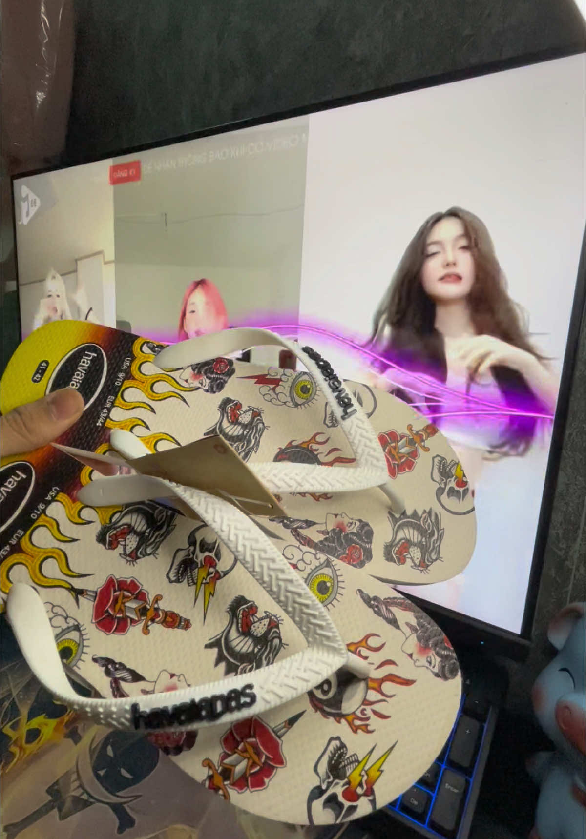 Dép tông nam havasnas tribo đang rất hot #xh #xuhuong #dep #depnam #depxongon #deptonglaothai #depdep #dephavaianas 