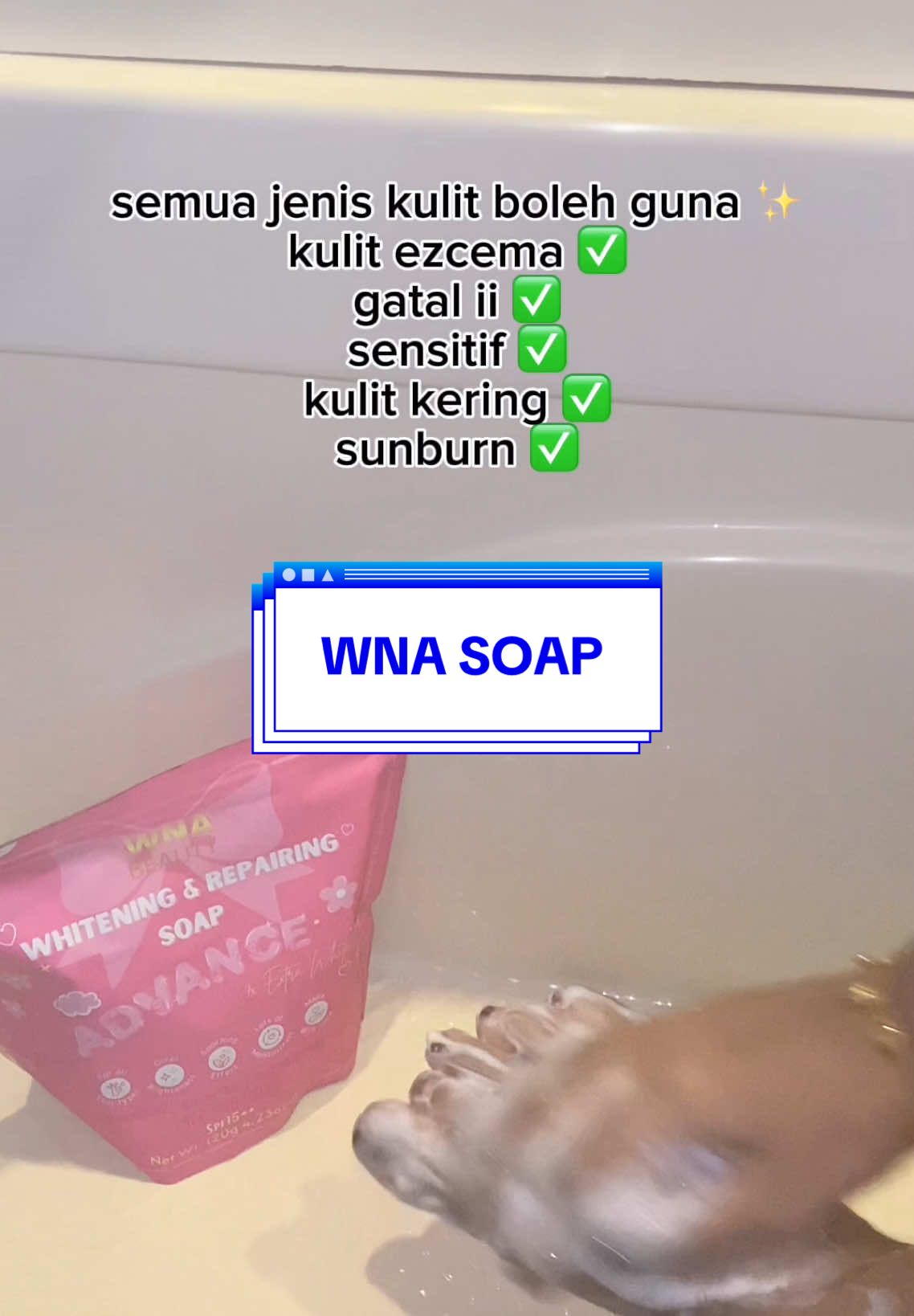 sabun wna KKM APPROVED ✅ ada spf15 , boleh merawat kulit korang tau , jom cantik sebelum raya 😝 #wnabeauty #wna #wnabeautyhq #wnasoap #wnasoapadvance #wnasoapwhitening #wnasoapfacenbody 
