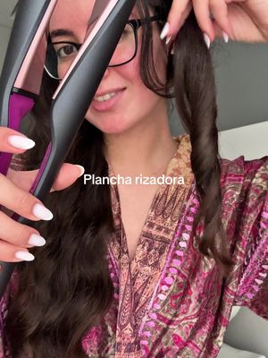 Hazte un blowout desde casa ya con esta plancha rizadora 🛍️ en tiktok shop🛍️ #plancharizadora #landot #curls #rizosperfectos #tiktokshopespaña  
