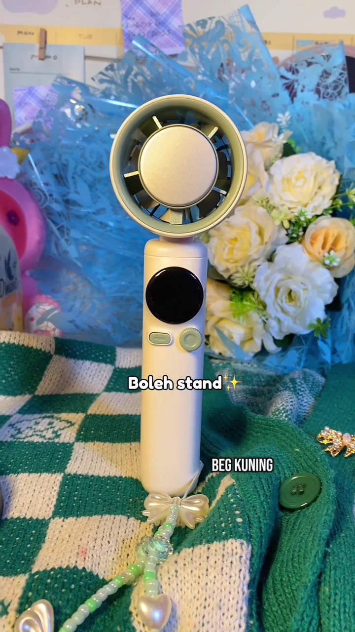 Cari Mini Fan Bajet?Boleh try beli ni🥰 #minifanforstudent #minicoolerfan #handheldfan 