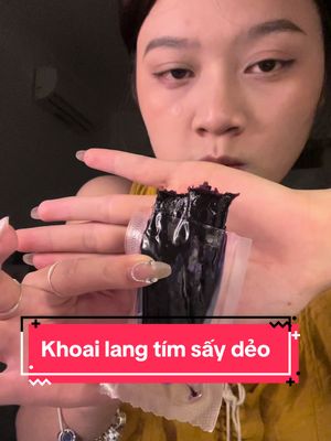 Món khoai tím hot hit 1 thời cả nhà đã thử chưa #shinfood #khoailangtim #doanvat #snack 