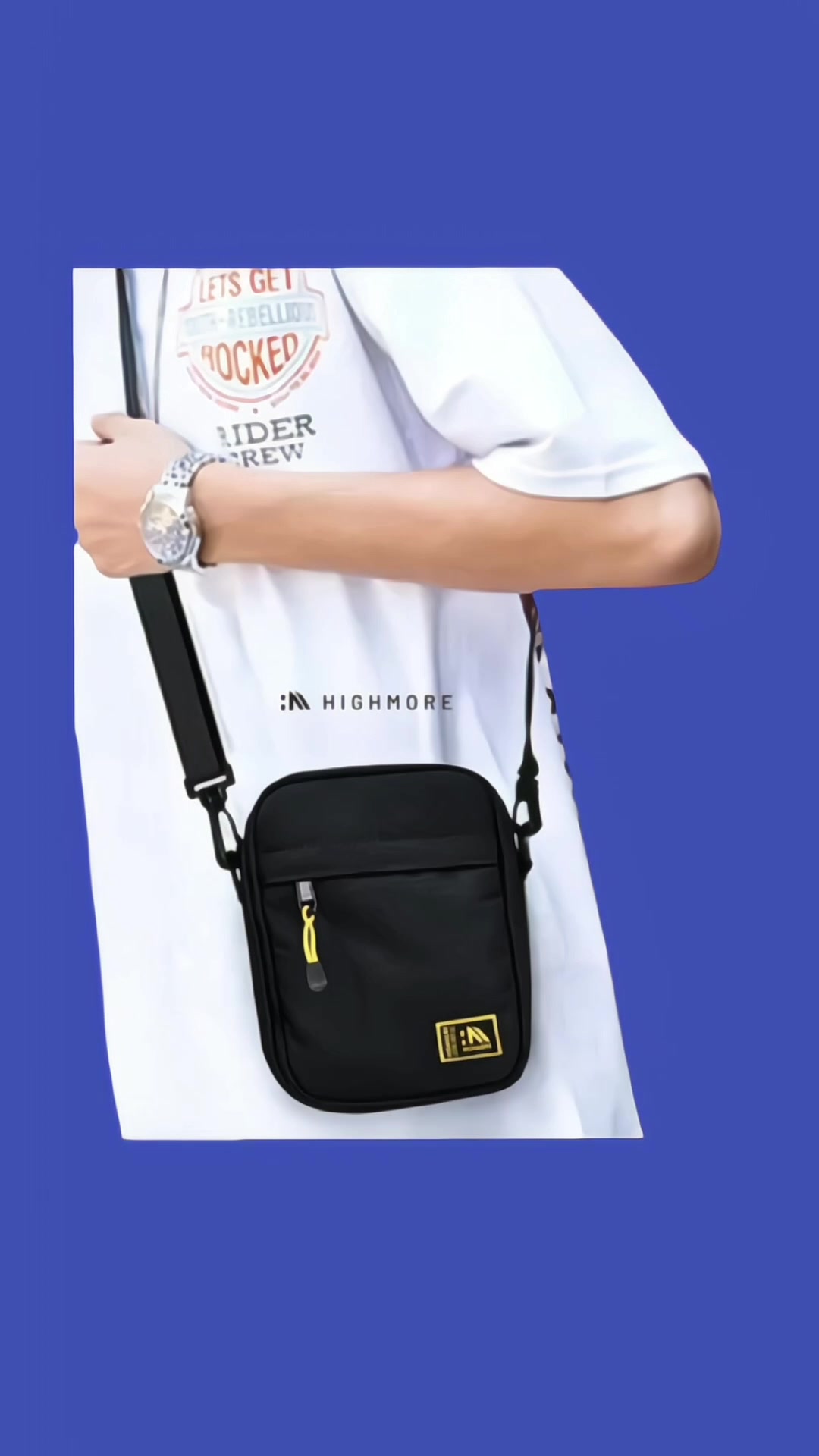 Tas Slempang Slingbag Elliot Highmore Hitam Pria Selempang di bawah Rp11 ribuan cek keranjang kuning ☝️☝️ #tasselempang #tasselempangpria #tasslempang #fyp #slingbag #tasselempangmurah 