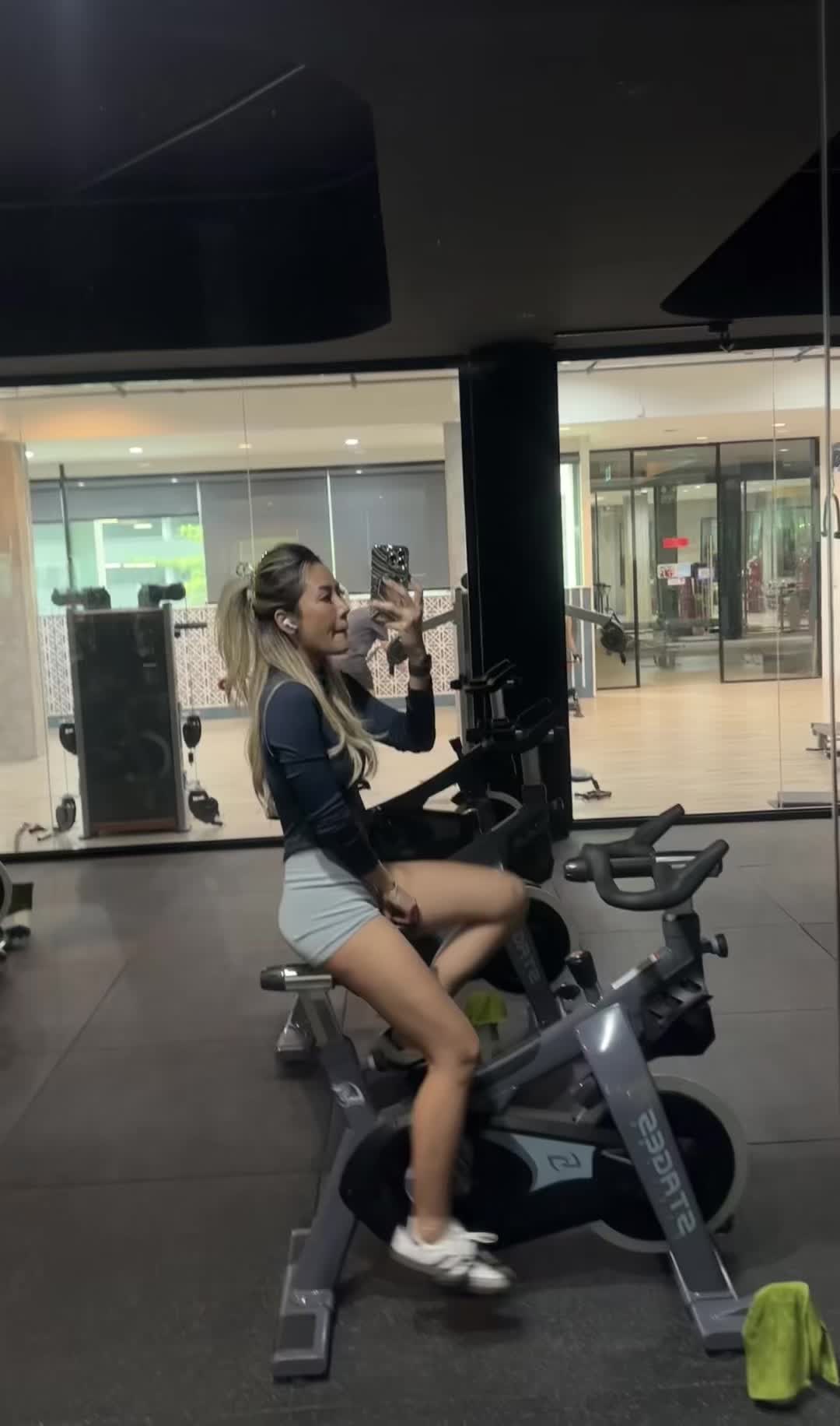 I’m that girl 🩵 #gymgirltiktok #gymmotivation 