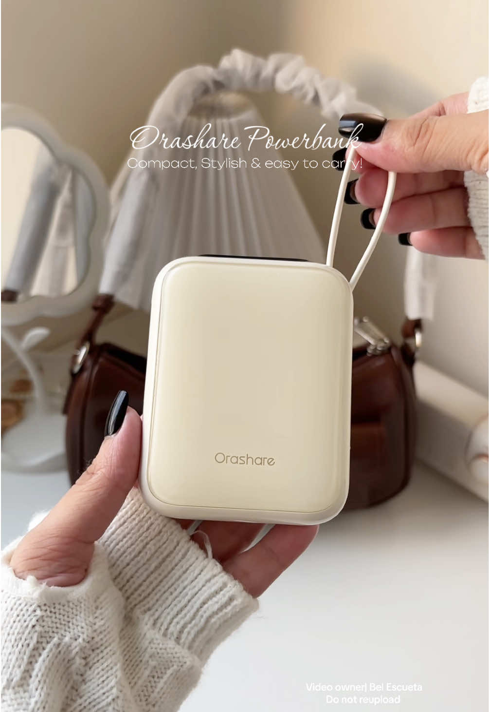 Super fast charge mini powerbank #belescueta #powerbank #orasharepowerbank #orashare 