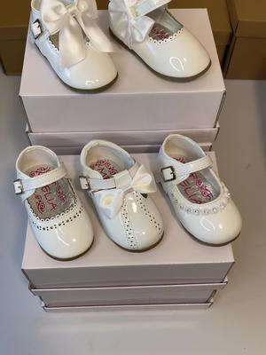 Spanish Melia Shoes In White đ€ Just ÂŁ10.50 each. Toddler size 3 up to size 8. Tap the yellow cart to shop yours! #fyp #fypage #foryou #foryoupage #fypp #tiktokmademebuyit #tiktok #tiktokuk #tiktokshop #summer #weddings #birthdays #holiday #birmingham #whiteshoes #bow #babyshoes #kidsshoes #girlshoes #toddlershoes #shopsmallbusiness #supportsmallbusiness #tijasgiftshop