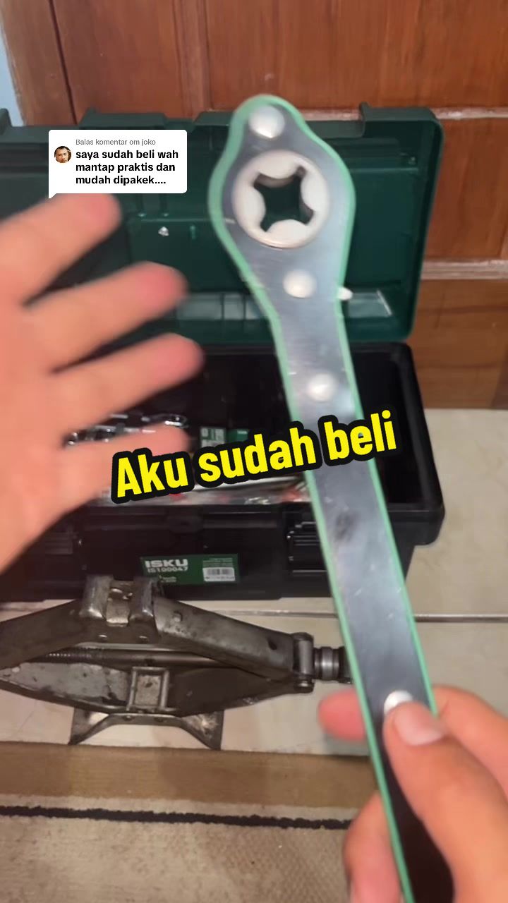 Membalas @om joko terimakasih om memang mantab kunci dongkraknya #kuncidongkrakmobil #kuncirachet #kuncidongkrak 
