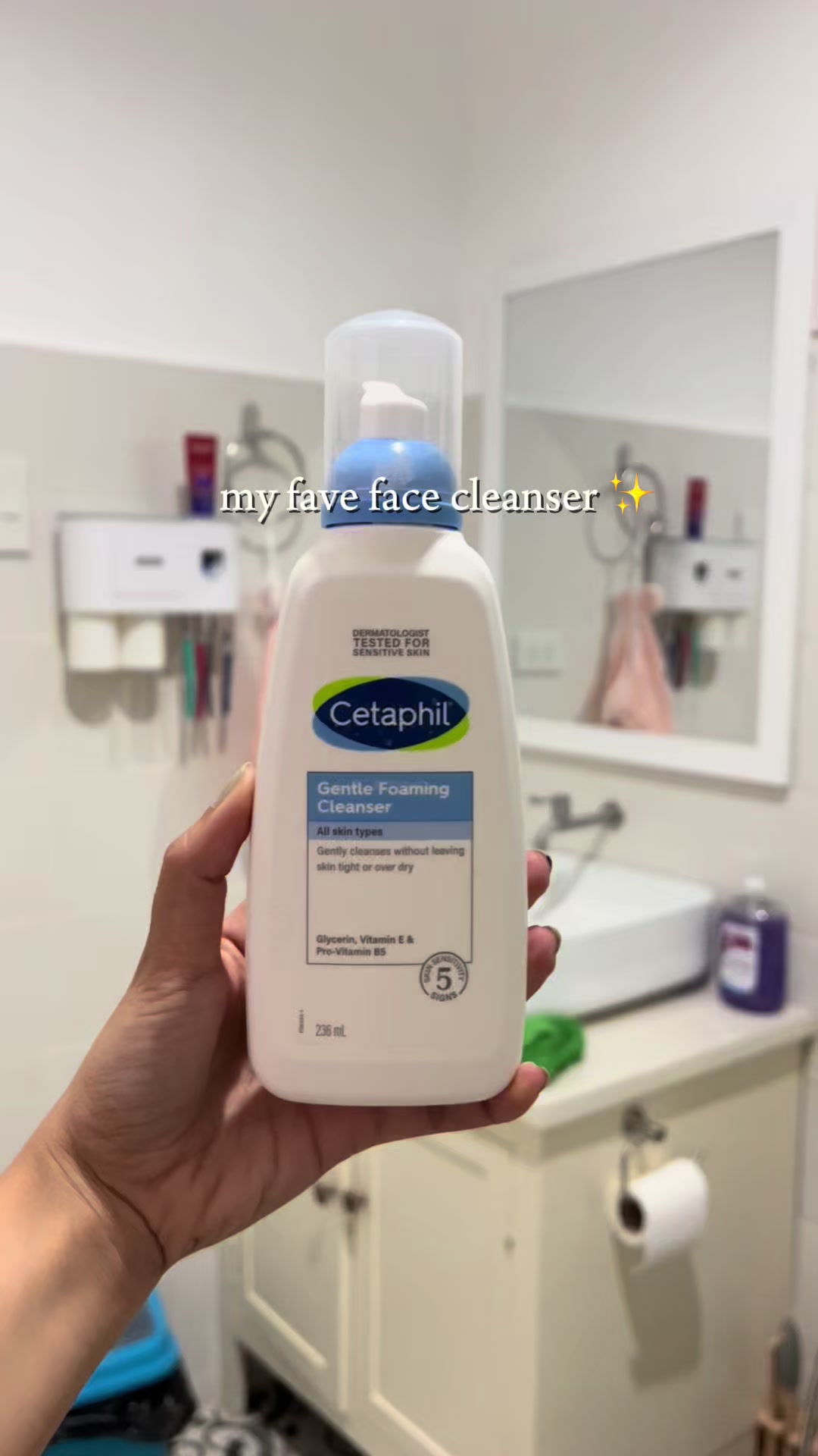 my fave face cleanser of all time! ✨ Click the basket to checkout 🛒 #fyp #cetaphil #cetaphilcleanser #cetaphilfoamingcleanser #foamingcleanser #skincleanser #facecleanser 