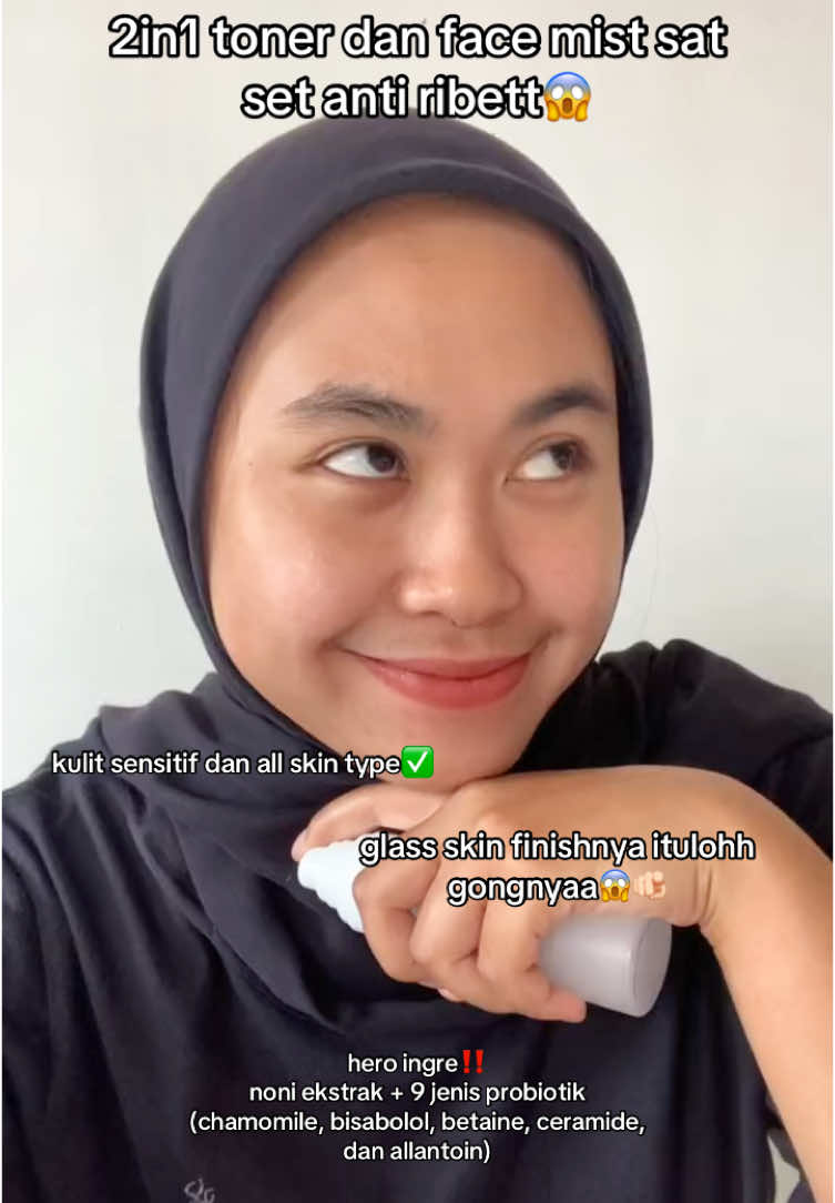 andalanku ketika muka lagi berontak dan breakout parahh💗🫵🏻 #fyp #xybca #fypシ #npure #npurenoniprobioticsseries #npurenonifinetoner #toner #facemist #rekomendasitoner 