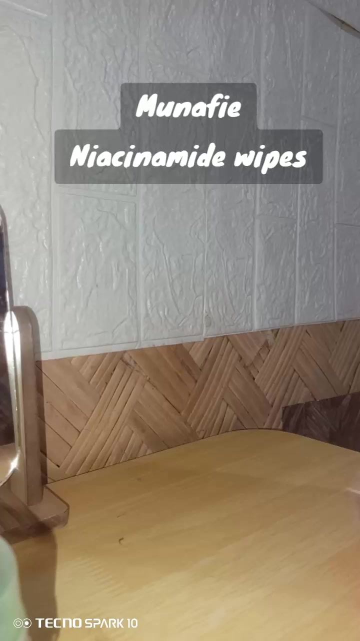 Munafie Niacinamide Wipes, Rose scent 40 sheets #niacinamidewipes #Wipes #Munafiewipes #highlyrecommended #Trending 