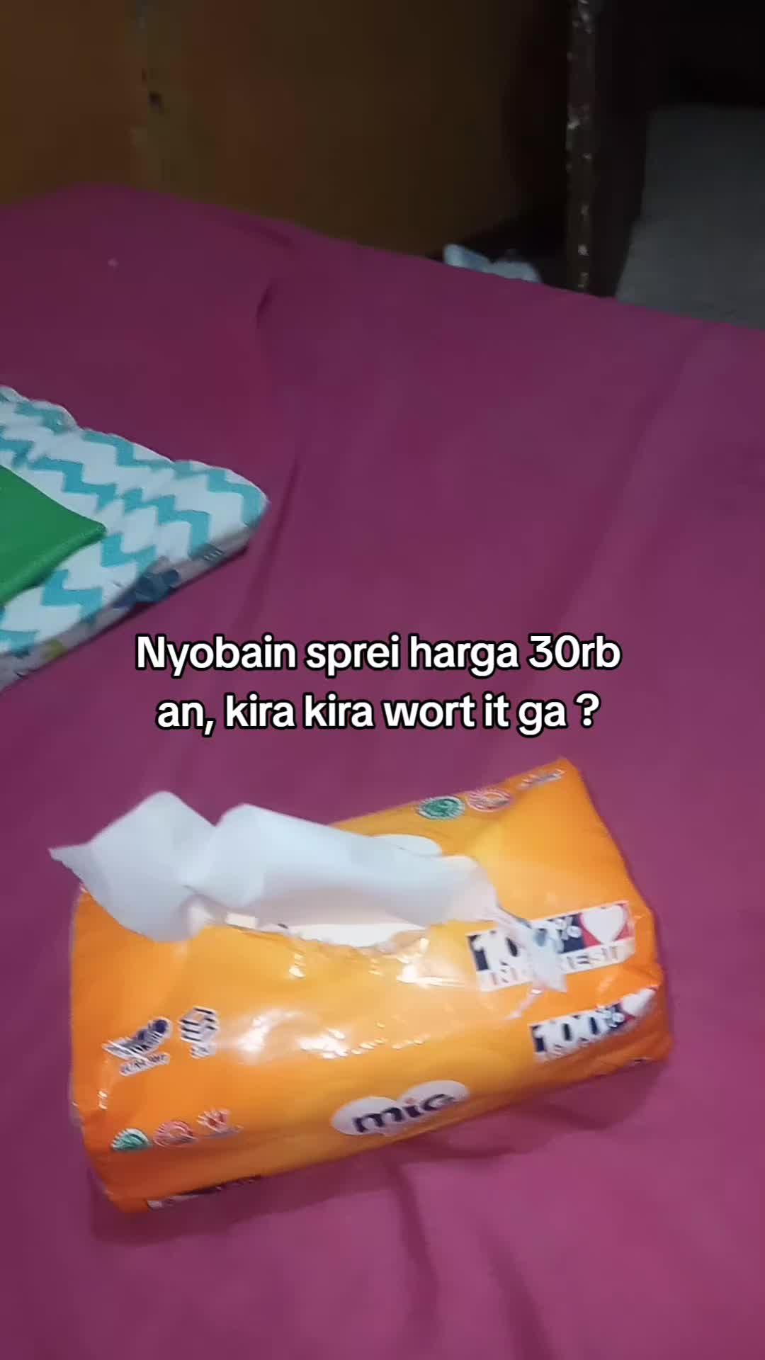 kalo yg murah aja bagus kenapa harus yg mahal ? #fyp #fypシ #tiktokvoral #sprei #spreimurah 
