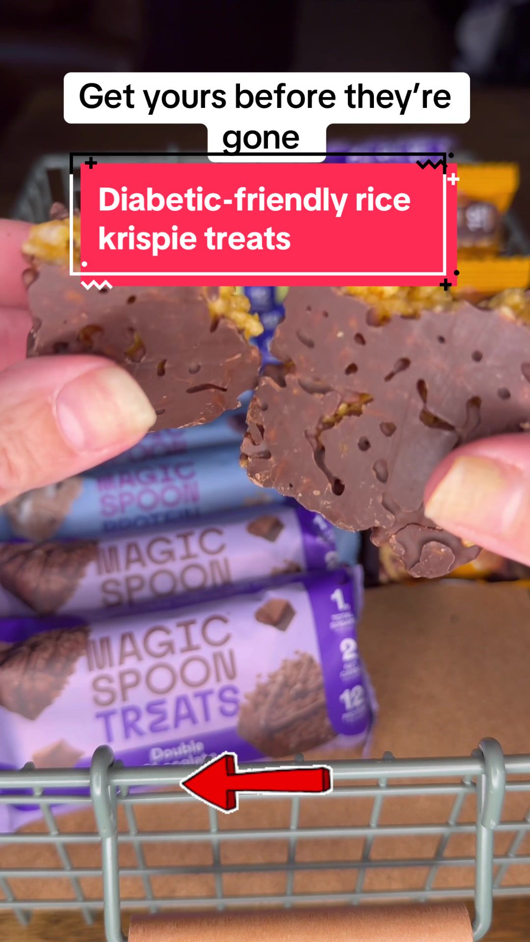 Diabetic-friendly rice krispie treats are keto friendly with only 2 net carbs, 12 grams protein and 7 grams of fiber to keep you full. If you are looking for a sweet treat that is actually healthy and tastes even better than your childhood favorite, the keto friendly and diabetic-friendly magic spoon bars are the bomb #diabeticfriendly #ketofriendly #ketosnack #lowcarb #lowsugar #proteinsnack 