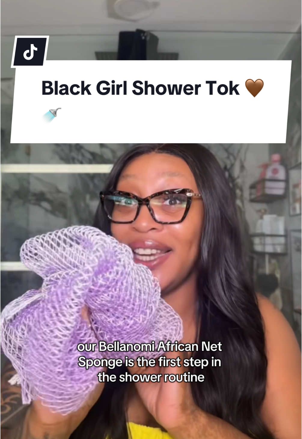 For everyone that’s made it over to black girl shower tok we see all the love for our net sponge and appreciate all your comments and tags! It means so much for us to be able showcase African skincare to the world, support our artisans in Nigeria, and give you an amazing shower experience!  #bellanomi #blackgirlshowertok #blackgirlshowerroutine #africannetsponge 