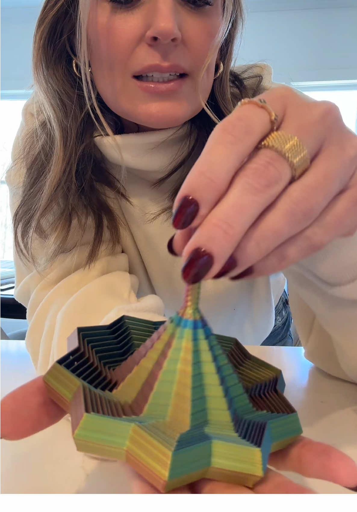 Replying to @Holly Smith it’s SO addicting 😅 the 3D fidget toy that is just so darn satisfying!! #fidgettoys #stockingstufferideas #sensorytoy #giftsforkids #tiktokshopholidayhaul Christmas gift ideas, fidgets, sensory activities, ASMR, 3-D printing, 3-D toys