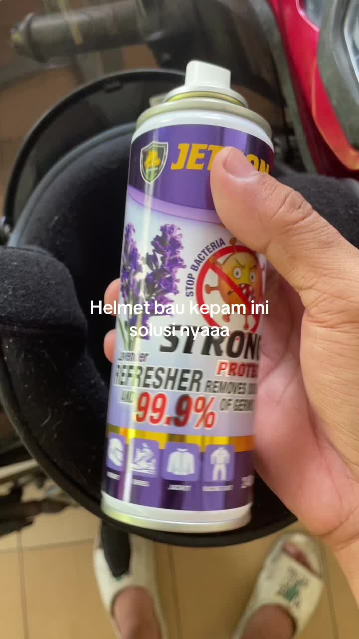 Helmet kepam busukk pakai ni jaaa, untuk kasut pun semua bolee #jetron #jetronrefresher #fyp #affiliate #jetron 
