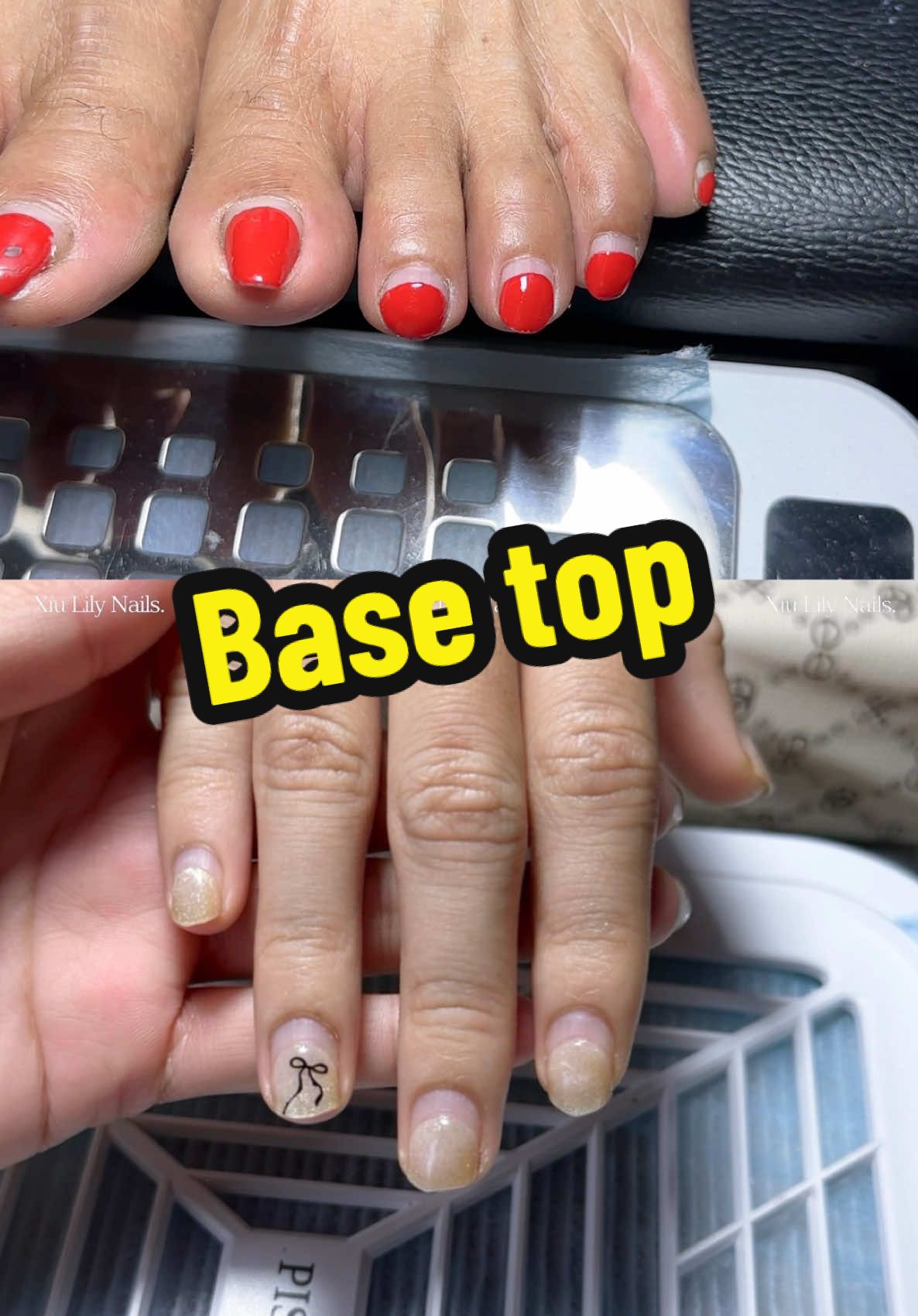 Base top t dùng đây #xiulilynail #xiulily #xuhuongtiktok 