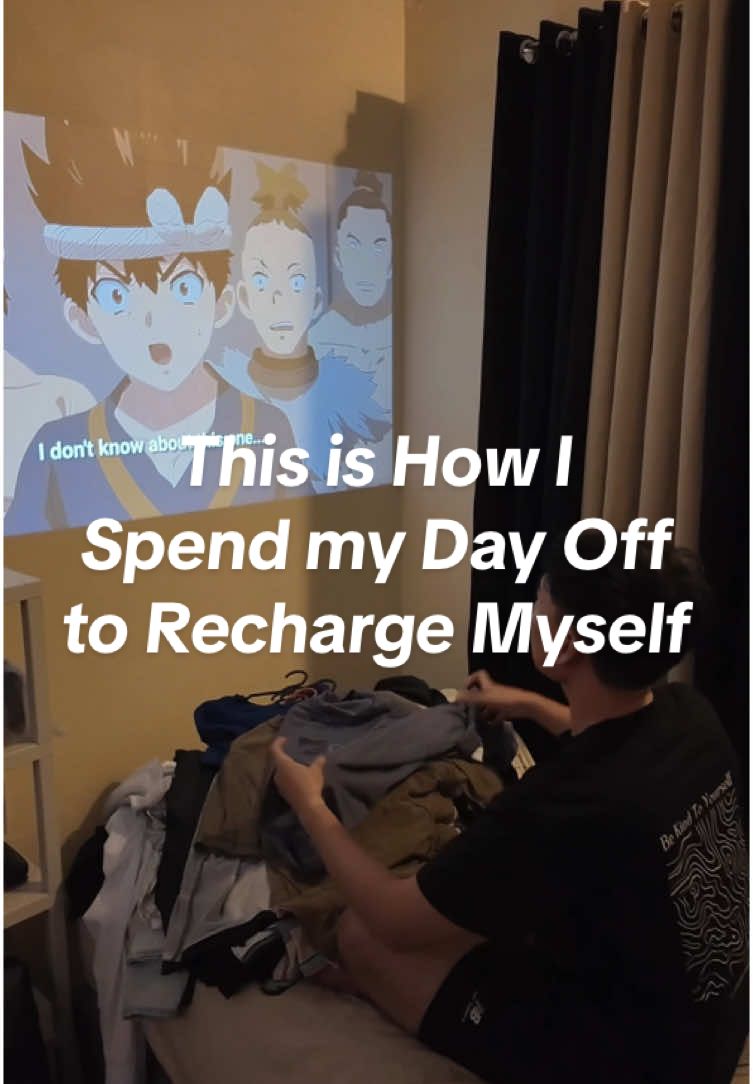 recharging my energy because tomorrow is Monday again 🤩 I never thought I would need a projector in my life. Now, I can't watch a movie on my phone 😭Feeling ko everyday akong nasa sinehan haha #dayofffeels #restday #livingalone #sundayresetday #moviemarathon #fyp #rechargingenergy #kielcoronel 