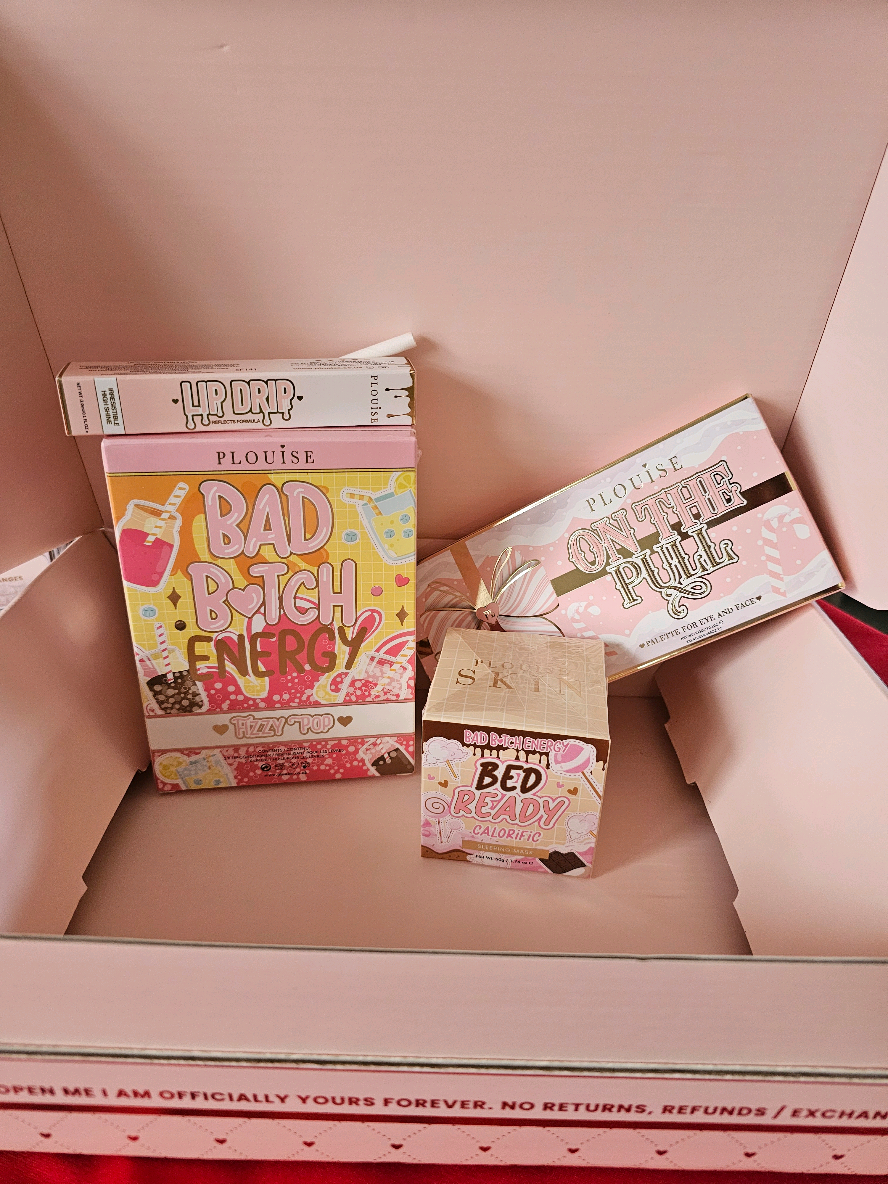 PLouise Mystery Box: Unbox with me 🌟 I couldn't resist another PLouise Mystery Box especially when they *guarantee* you'll have some of the new products inside!! I love the variety in the boxes and I got 4 full sized products. 👏 Really excited to give them a try. I got: Lip Drip, Bad B Energy Lip Duo in Fizzy Pop, Calorific Sleeping Mask and an eyeshadow palette called On The Pull.  Amazing Mystery box 👏 Have you tried them yet? Linked below- why not treat yourself this Valentines Day 🩷 Or treat ya bestie for Galentines ✨️ #ValentinesDay #GalentinesDay #PLouise #PLouiseReview #PLouiseMysteryBox #UnboxWithMe 