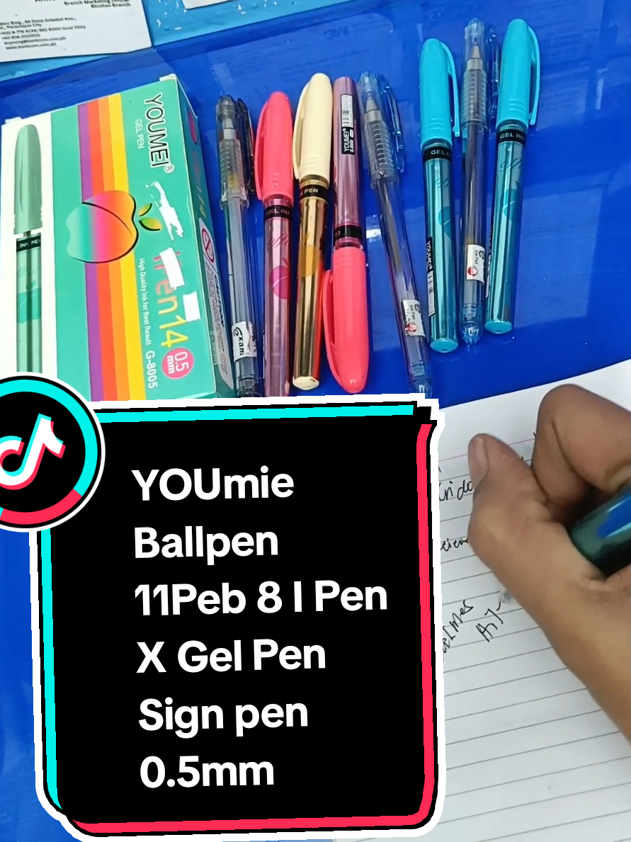 #11 Pen 8 I Pen X Gel Pen  #Sign Pen 0.5mm YOUMEI  #Ballpen GWG CODv12pcs  #G-8005#fypシ゚viraltiktok🖤 #foryourPage #Aileentiktokshop 