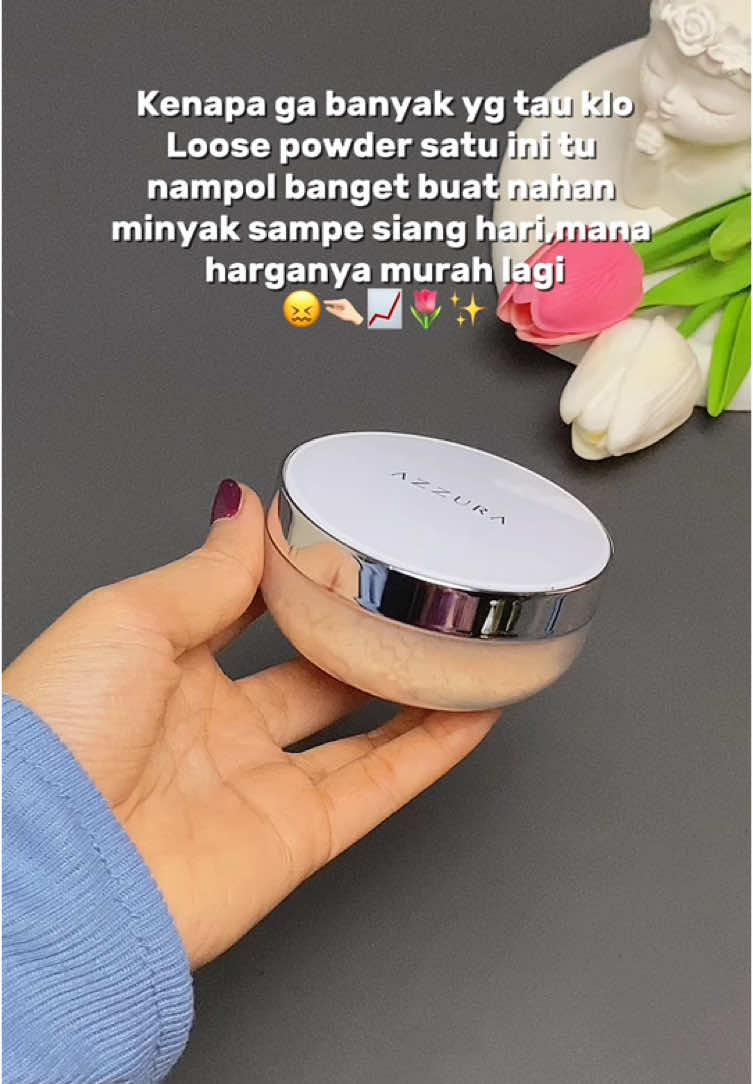 Cakep bgt plisss.                                       #azzura #azzuracosmetics #azzuraloosepowder #loosepowder #bedaktabur #bedak #bedakviral #makeup #makeuphacks #kecantikan #xyzbca #4u #fypシ #fypage #viral #foryou #bismillahfyp 