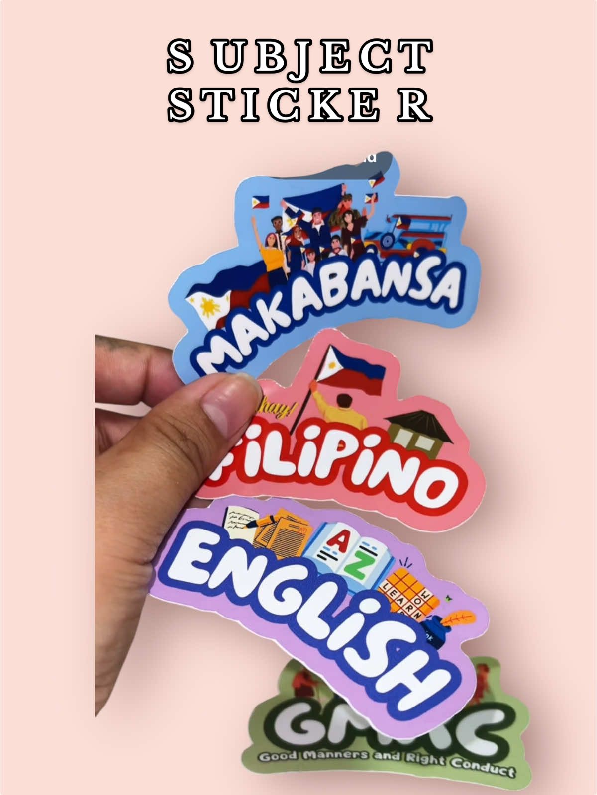 less hassle para lagyan ng mga labels ang notebook ng anak nyo mga mare! #stickers #subjectstickers #notebookstickers #subject 