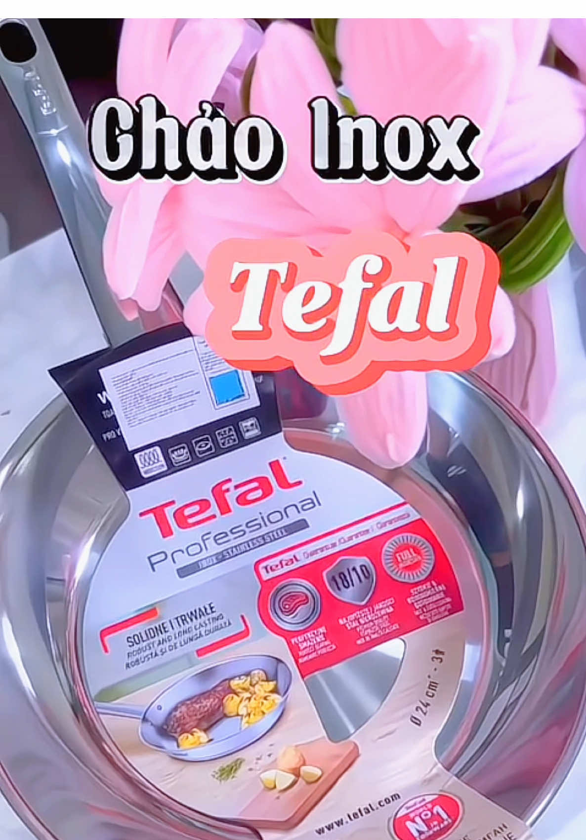 Mê mẩn trước những sản phẩm của nhà Tefal nay lại Unbox thêm chiếc chảo inox 316 này ta nói mê gì đâu luôn nè #TefalVN #chảoinoxcaocấp #chảoinox1810 #chảoinox #chảoTefal #chảoinox316