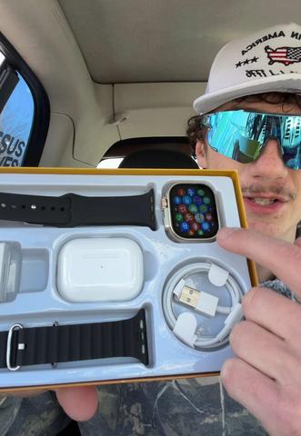 All this tech for that deal is awesome #earbuds #phoneaccessories #smartwatch #bundle 