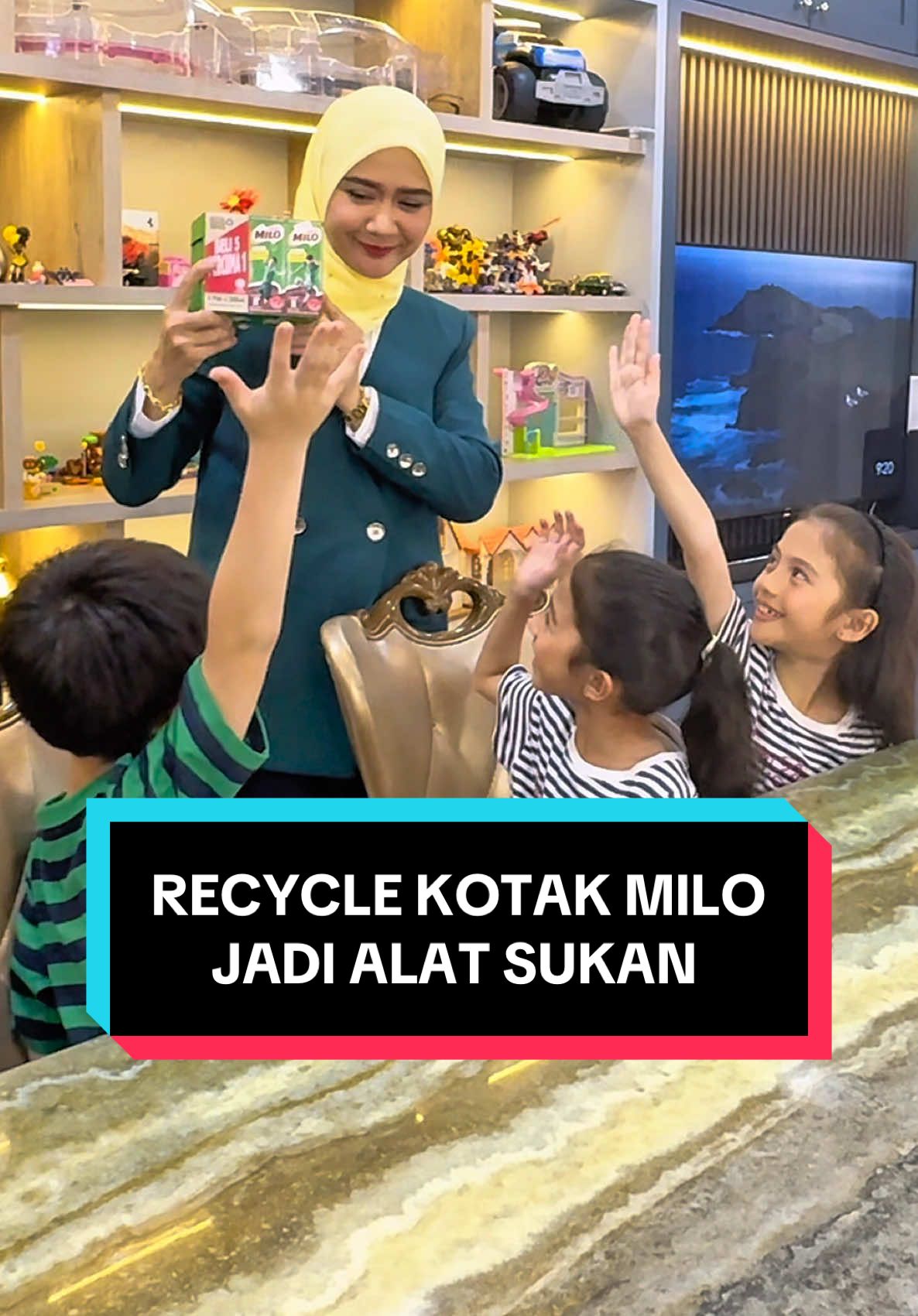 Jom minum and kitar semula kotak MILO. Sama-sama kami bantu wujudkan persekitaran pembelajaran yang positif untuk anak-anak kita. 🌱 @MILO® Malaysia Official  #fyp #milo #MILOTenagaUntukKebaikan #letspassitforward #recycle #gogreen 