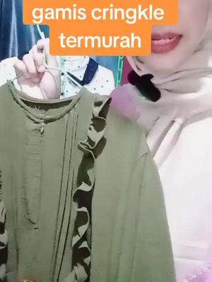 gamis lebaran cringkle termurah ada di sini yuk di kepoin #gamis  #gamiscringkle  #dreslebaran  #gamiselegan  #gamismurah  #ramadanextraseru 