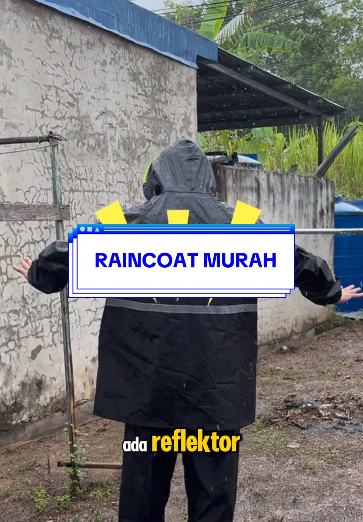 Siapa nak cari baju hujan yanh murah tapi berkualiti boleh cari di sini. Kain tebal dan ada getah pergelangan tangan. Getah seluar dan ada penutup zip elak hujan masuk dalam baju.  #bajuhujan #raincoat #motorcycle #rider #runner #fashion 