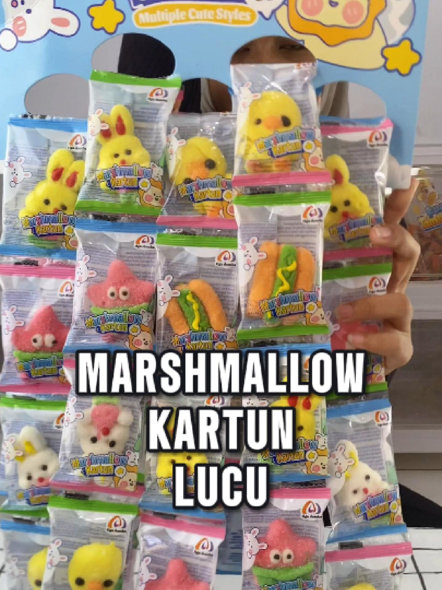 Marshmallow kartun yang sangat populer, penjualannya terus meroket! Ayo pilih varian yang kamu suka sekarang juga!#Ramadanekstraseru #tigakambing #fypp #marshmallow