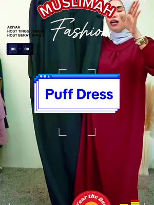 Panda👀 puff dress knitted pleated.. ironless.. x jrg x panas,sgt selesa n warna yg sgt menarik 🤩👏👍 klik beg kuning kt bwh yer🥰👇🛒💃#pandaeyesdressironless #puffdressknittedpleated #rozitaetotshop #klikbegkuningkatbawah😉 #plssupportmysmallbusiness🥰 #semogaadarezekinyaamin🤲🤲 #tiktokshop #berandatiktok #kuasaviral #fypシ゚viral #videoviral #selamatharirayaaidilfitri2024🕌