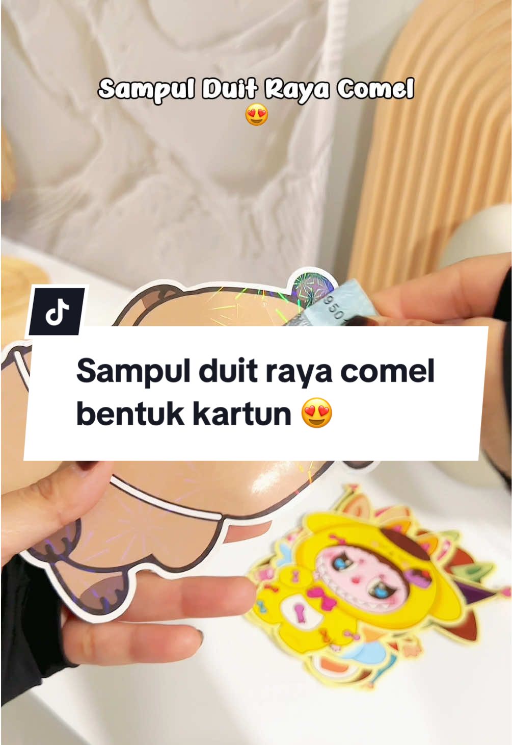 Comel sangat sampul duit raya pun, luar comel dalam lagi lah comel kan kalau dapat duit warna tu😍😆 #sampulraya #sampulduitraya #sampulduitraya2025 