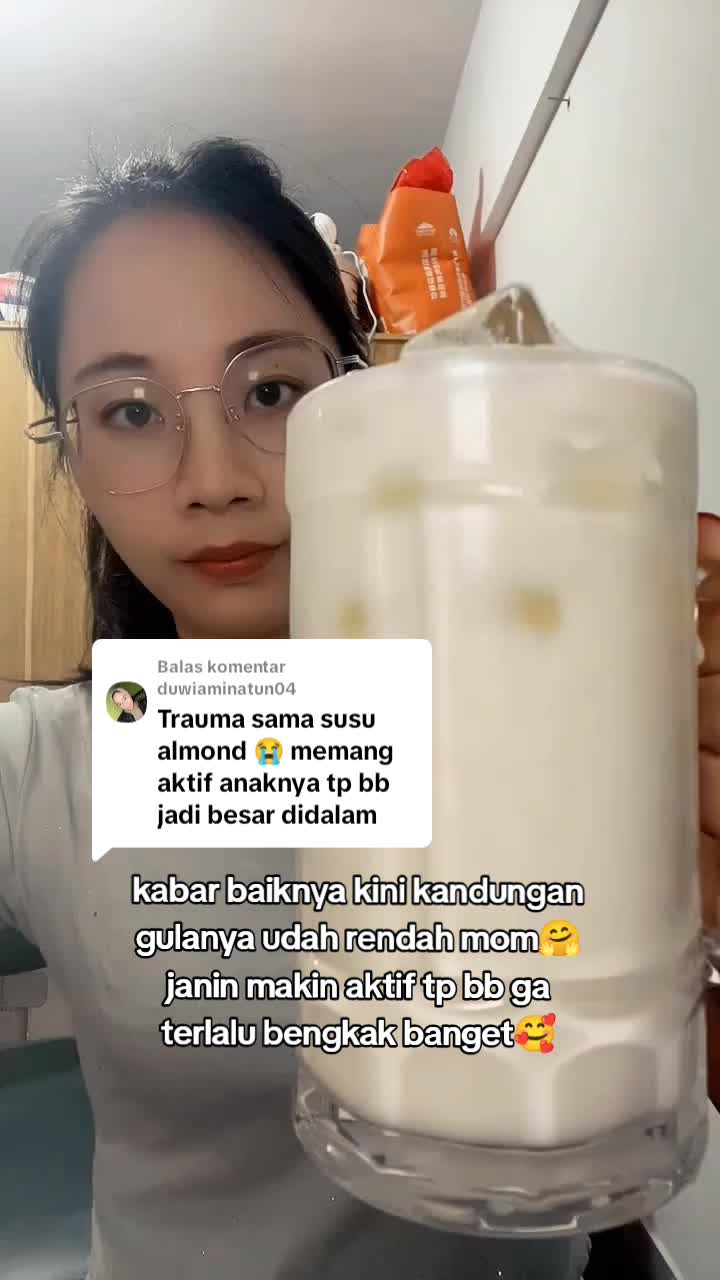 Membalas @duwiaminatun04yeyyy jadi makin mantap konsumsi susu almond #susualmond #susualmonde #susubumil 