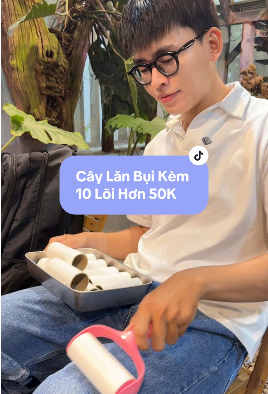Combo 1 cây lăn bụi kèm 10 lõi lăn #lanbui #lanbuiquanao #caylanbuiquanao #dogiadungtienich #kenhunsansale 