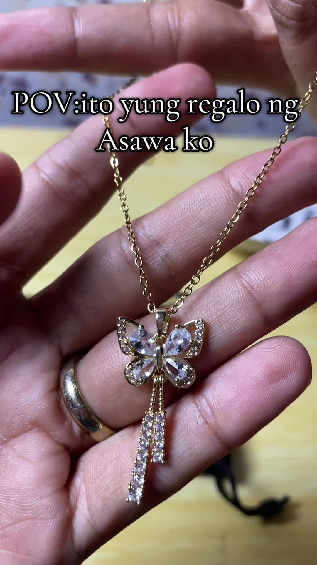 Perfect gift ideas#perfectgift #giftideas #butterflynecklace #necklace #necklacegift #jewelry #fashionjewelry 