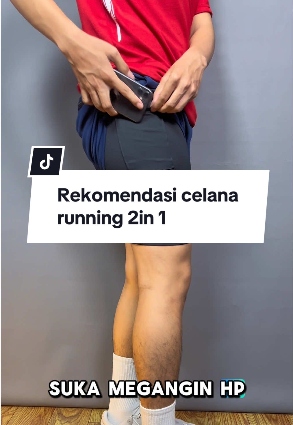 Rekomendasi celana running 2in 1 cuma 40 ribuan, di dalam leggingnya udah ada kantong hp, langsung beli di keranjang kuning ya, stok promo terbatas #celanaolahraga#celanarunning#celana2in1 