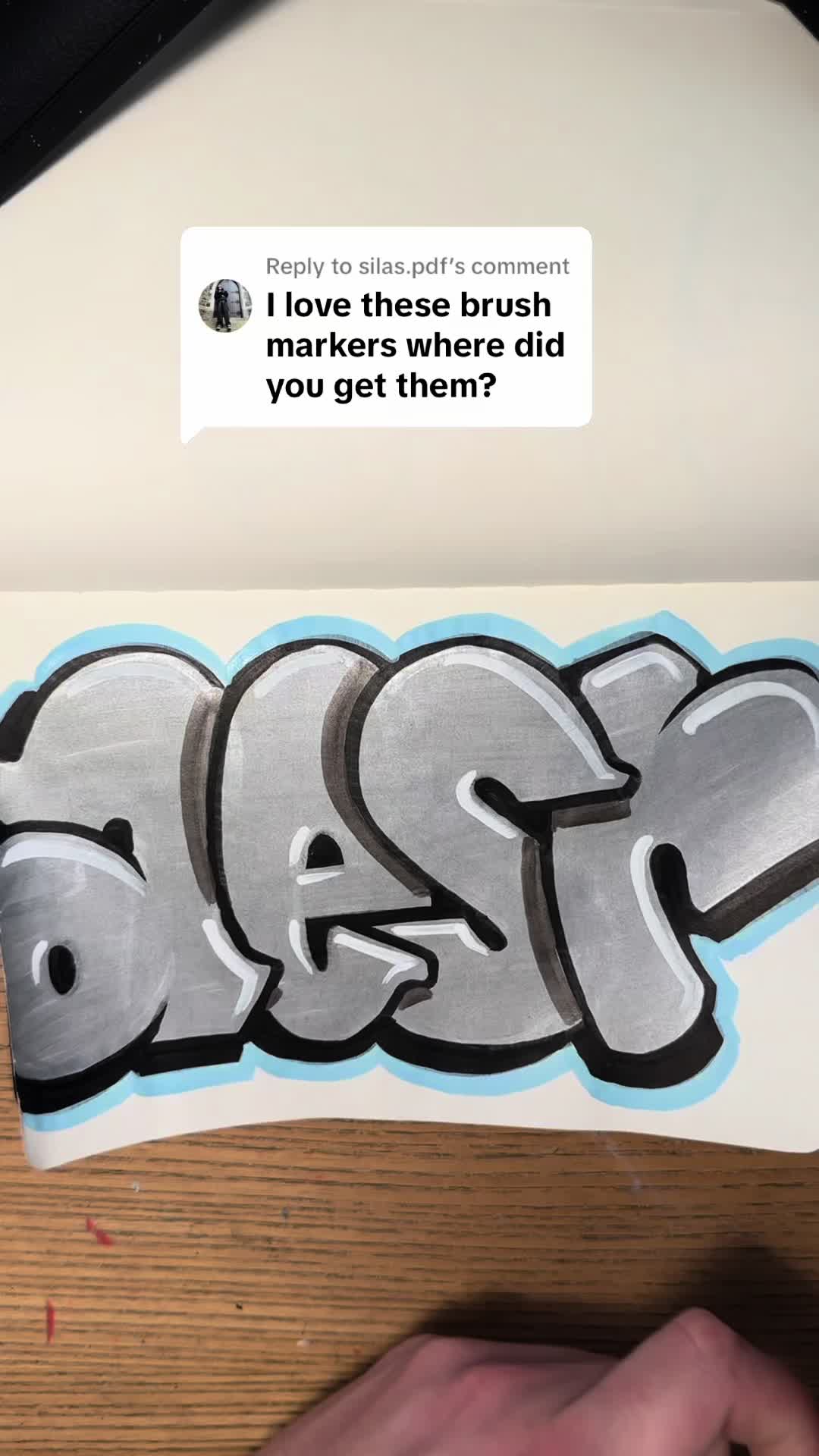 Replying to @silas.pdf #graffiti #graffitihowto #grafftutorial #graffitilesson #graffhowto #grafflesson #graffletters #tag #handstyle #graffitiwords #jusart #p#paintmarkersart #artist #drawing #colorful 