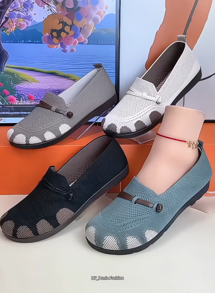 RUIMO Sepatu Slip ON Karet Wanita #sepatuterbaru #sepatumurah #sepatuwanita #fyp 