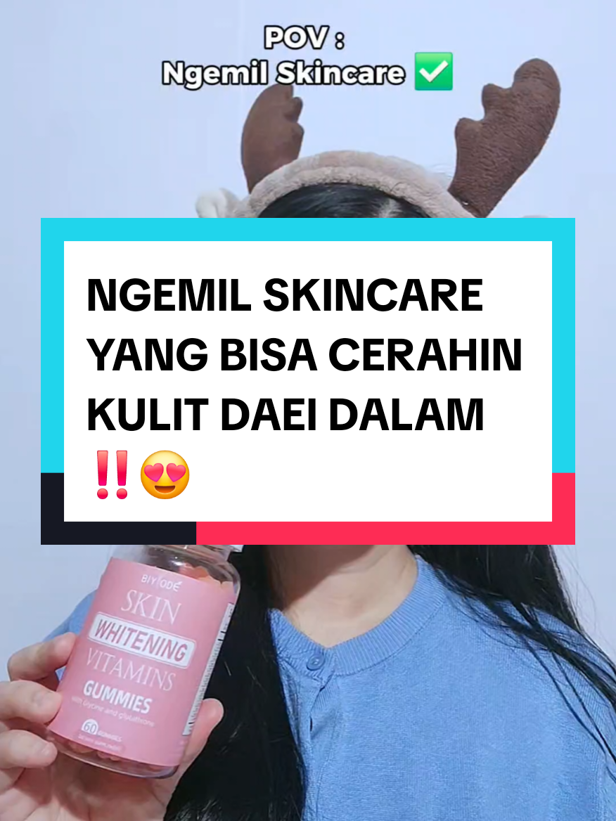 Ngemil skincare yang bisa bantu cerahin kulit dari dalam, yuk buruan checkout di keranjang kuning !!  #BIYODE #Gummy #gummybear #brightening #skincare #skincareroutine #skincaretips #skincareviral  #skincareproducts #skincaretiktok #skincarehacks 
